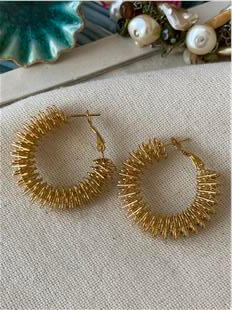 Çelik Gold Wire Küpe