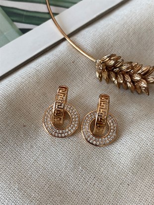 Çelik Greg Halka Küpe