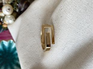 Çelik Harf Tasarım Yüzük