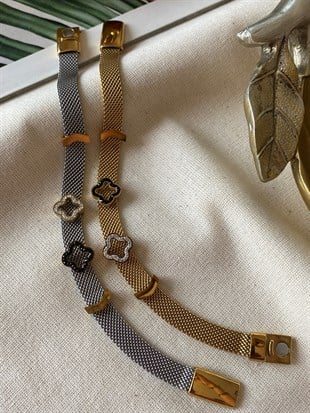 Çelik Hasır Yonca Bileklik