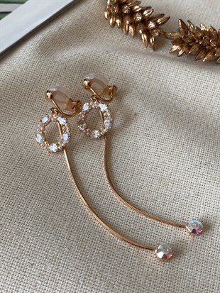 VIP İğnesiz Sallantılı Küpe