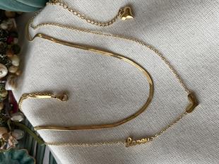 Çelik İkili Love Kolye