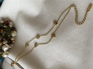 Çelik İkili Yıldız Bileklik