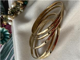 Çelik İnce Bombe Bilezik 