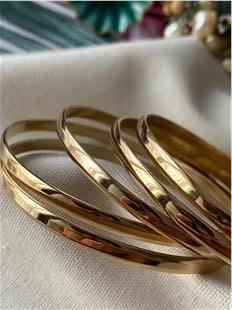 Çelik İnce Bombe Bilezik 