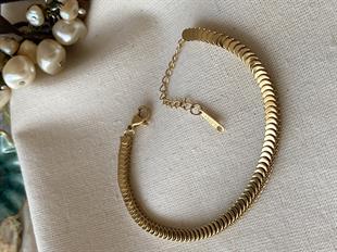 Çelik İnce Pul Bileklik