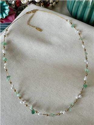 Çelik İnci Choker Kolye
