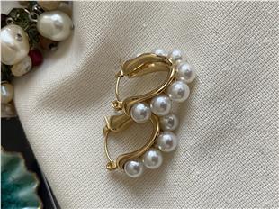 Çelik İncili U Model Küpe