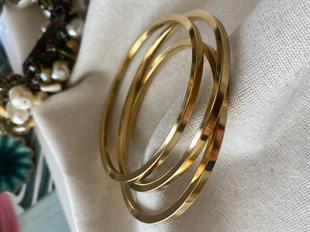 Çelik Kalın Ajda Bilezik