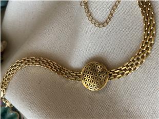 Çelik Kalın Hayat Ağacı Bileklik