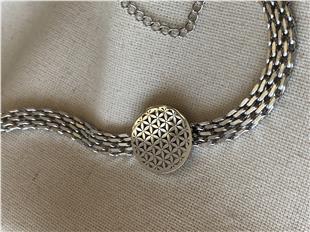 Çelik Kalın Hayat Ağacı Bileklik