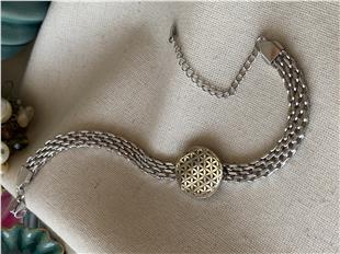 Çelik Kalın Hayat Ağacı Bileklik