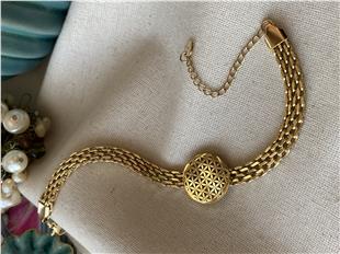 Çelik Kalın Hayat Ağacı Bileklik