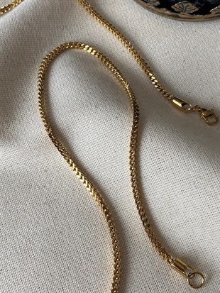 Çelik Kalın Kare Zincir 65 cm