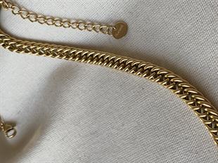 Çelik Kalın Zincir Kolye