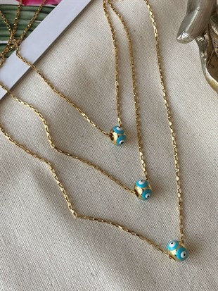 Çelik Qua Nazar Kolye