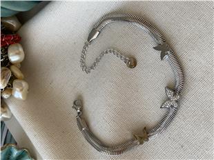 Çelik Kelebekli Worm Bileklik