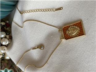 Çelik Kingdom Plaka Kolye