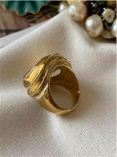 Çelik Kıvrımlı Yüzük