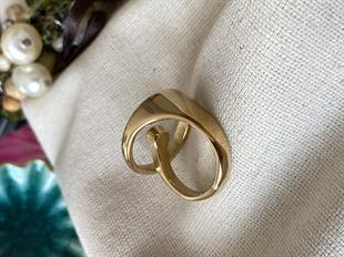 Çelik Mini Taş Detaylı Yüzük