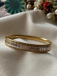 Çelik Mini Taşlı Baget Suyolu Kelepçe