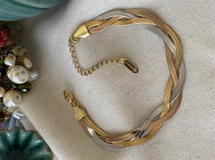 Çelik Mix Sarmaşık Yassı Bileklik