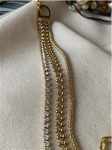 Çelik Motifler Mix Bileklik