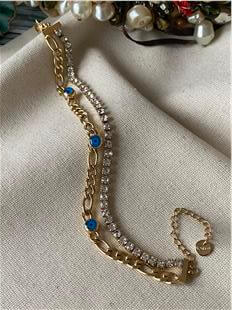 Çelik Nazar Figaro Zincir Bileklik