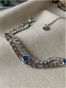 Çelik Nazar Figaro Zincir Bileklik