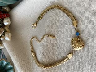 Çelik Omnia Kalp Bileklik 