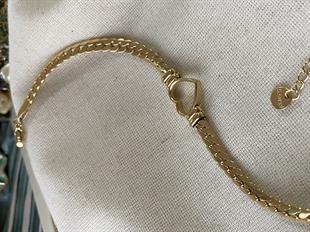 Çelik Örme İçi Boş Kalp Bileklik 