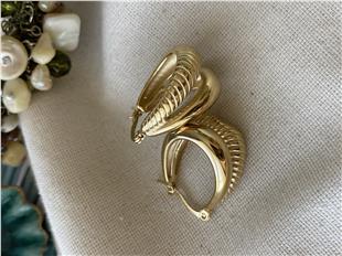 Çelik Patterned Küpe