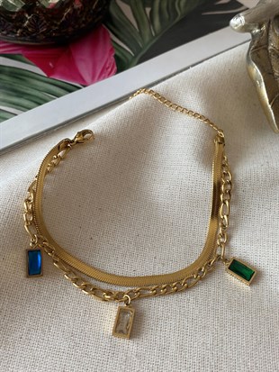 Çelik Renkli Baget Bileklik