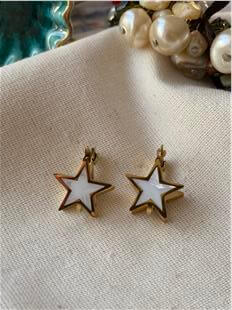 Çelik Sedef Yıldız Küpe