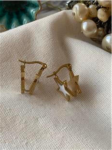 Çelik Sedef Yıldız Küpe