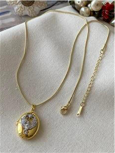 14K Silindir Zincirli Alya Kolye