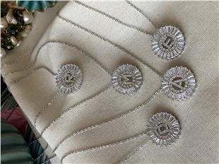 Çelik Silver Baget Harf Kolye