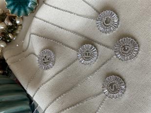 Çelik Silver Baget Harf Kolye