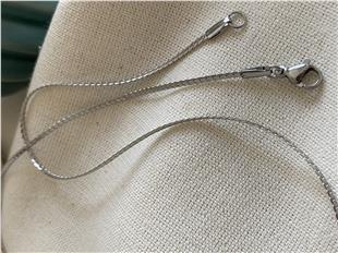 Çelik Silver Yassı Örme Zincir