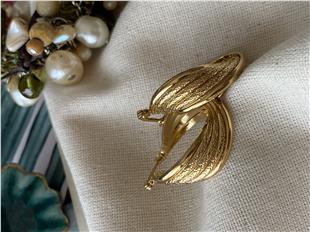 Çelik Desenli Libby Küpe