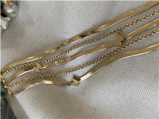 Çelik Sıralı Kelebekler Bileklik