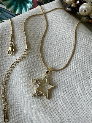 Çelik Stars Kolye