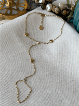 Çelik Taş Detaylı Yıldız Figürlü Şahmeran