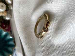 Çelik Taşlı Boğum Yüzük