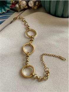 Çelik Three Rings Bileklik