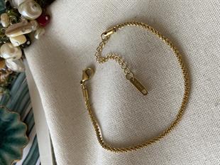 Çelik Tırtıklı Zincir Bileklik