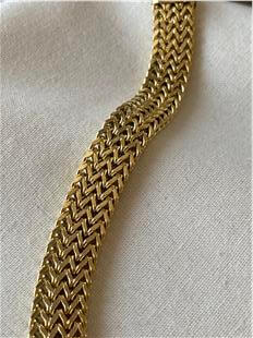 Çelik Üç Sıra Kalın Örme Bileklik