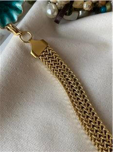 Çelik Üç Sıra Zincir Bileklik