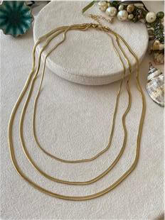 Çelik Üçlü Balıksırtı Zincir Kolye