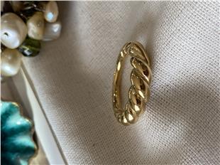 Çelik Vintage Burma Yüzük